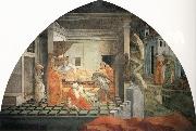 Fra Filippo Lippi The Birth and Infancy of St Stephen oil on canvas